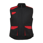 Werkvest van polyester en katoen 200 g/m² Roly Armada kleur rood tweede weergave