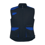 Werkvest van polyester en katoen 200 g/m² Roly Armada kleur koningsblauw tweede weergave
