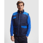 Werkvest van polyester en katoen 200 g/m² Roly Armada kleur koningsblauw eerste gebruiksweergave