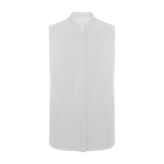 Damesjas van polyester met logo 130 g/m² Roly Aldany kleur wit tweede weergave