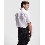 Werkschort voor horeca van polyester 220 g/m² Roly Classic kleur zwart vierde gebruiksweergave