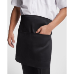 Werkschort voor horeca van polyester 220 g/m² Roly Classic kleur zwart detailweergave 2