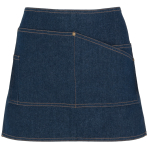 Korte werkschort in spijkerstijl 250 g/m² Roly Dacosta kleur jeans blauw tweede weergave