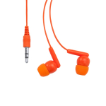 Koptelefoon in diverse kleuren met 3.5mm Jack-aansluiting kleur oranje tweede weergave