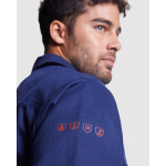 Brandwerende werkjas met rits 360 g/m² Roly Cruiser kleur marineblauw detailweergave 1