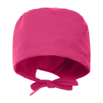 Verpleegmuts van polyester met verstelbare linten 150 g/m² kleur roze tweede weergave
