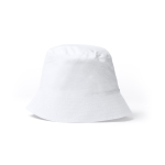 Katoenen bucket hat met klassiek design 170 g/m² kleur wit tweede weergave