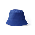 Katoenen bucket hat met klassiek design 170 g/m² kleur koningsblauw tweede weergave
