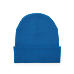 Acryl gebreide muts met dubbele omgeslagen rand 320 g/m² kleur rood eerste gebruiksweergave