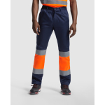 Werkbroek met hoge zichtbaarheid en zakken 200 g/m² Roly Naos kleur neon oranje eerste gebruiksweergave