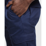 Werkbroek met hoge zichtbaarheid en zakken 200 g/m² Roly Naos kleur neon oranje detailweergave 1