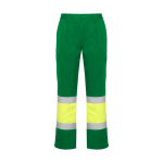 Winter werkbroek met hoge zichtbaarheid 240 g/m² Roly Soan kleur groen tweede weergave