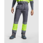 Winter werkbroek met hoge zichtbaarheid 240 g/m² Roly Soan kleur taupe grijs eerste gebruiksweergave