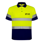 Polo met hoge zichtbaarheid van polyester 170 g/m² Roly Polaris hoofdweergave