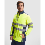 Softshell werkjas met hoge zichtbaarheid 320 g/m² Roly Antares kleur neon geel eerste gebruiksweergave