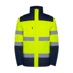Waterdichte werkparkam, hoge visibiliteit 400 g/m² Roly Epsylon kleur neon geel tweede weergave