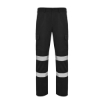 Lange werkbroek met hoge zichtbaarheid 240 g/m² Roly Daily HV kleur zwart tweede weergave