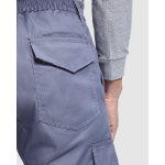Lange werkbroek met hoge zichtbaarheid 240 g/m² Roly Daily HV kleur taupe grijs detailweergave 2