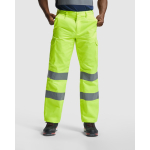 Werkbroek met hoge zichtbaarheid 235 g/m² Roly Alfa kleur neon geel eerste gebruiksweergave