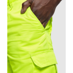 Werkbroek met hoge zichtbaarheid 235 g/m² Roly Alfa kleur neon geel detailweergave 2