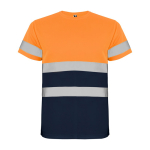 Technisch werkshirt met hoge zichtbaarheid 130 g/m² Roly Delta kleur oranje tweede weergave