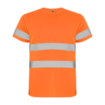 Technisch werkshirt met hoge zichtbaarheid 130 g/m² Roly Delta kleur neon oranje tweede weergave