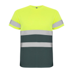Technisch werkshirt met hoge zichtbaarheid 130 g/m² Roly Delta kleur taupe grijs tweede weergave