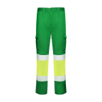 Werkbroek met hoge zichtbaarheid 250 g/m² Roly Daily Stretch HV kleur groen tweede weergave