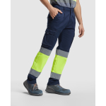 Werkbroek met hoge zichtbaarheid 250 g/m² Roly Daily Stretch HV kleur neon geel derde gebruiksweergave