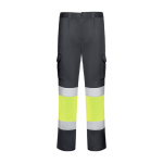 Werkbroek met hoge zichtbaarheid 250 g/m² Roly Daily Stretch HV kleur taupe grijs tweede weergave