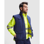 Omkeerbaar werkvest met hoge zichtbaarheid 450 g/m² Roly Persei kleur neon geel eerste gebruiksweergave