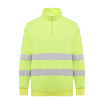Sweater met hoge zichtbaarheid van fleece 280 g/m² Roly Spica kleur neon geel tweede weergave