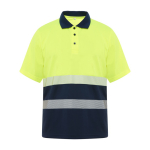 Technische werkpolo van polyester 170 g/m² Roly Vega kleur neon geel tweede weergave