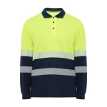 Technische werkpolo met lange mouwen 170 g/m² Roly Vega LS kleur neon geel tweede weergave