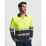 Technische werkpolo met lange mouwen 170 g/m² Roly Vega LS kleur neon geel eerste gebruiksweergave