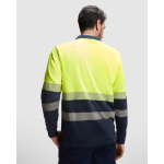 Technische werkpolo met lange mouwen 170 g/m² Roly Vega LS kleur neon geel vierde gebruiksweergave