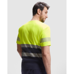 Technisch werkshirt van katoen en polyester 170 g/m² Roly Tauri kleur marineblauw vierde gebruiksweergave