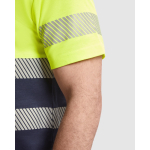 Technisch werkshirt van katoen en polyester 170 g/m² Roly Tauri kleur marineblauw detailweergave 1
