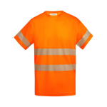 Technisch werkshirt van katoen en polyester 170 g/m² Roly Tauri kleur neon oranje tweede weergave