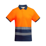 Werkpolo bedrukken met korte mouwen 170 g/m² Roly Atrio kleur oranje tweede weergave