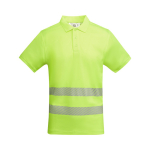 Werkpolo bedrukken met korte mouwen 170 g/m² Roly Atrio kleur neon geel tweede weergave