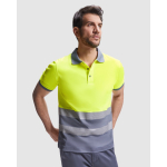 Werkpolo bedrukken met korte mouwen 170 g/m² Roly Atrio kleur neon oranje eerste gebruiksweergave