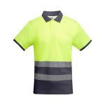 Werkpolo bedrukken met korte mouwen 170 g/m² Roly Atrio kleur taupe grijs tweede weergave