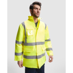 Gevoerde werkparka met hoge zichtbaarheid 395 g/m² Roly Merak kleur marineblauw eerste gebruiksweergave