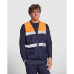 Werkvest met meerdere zakken 200 g/m² Roly Beta kleur neon oranje eerste gebruiksweergave