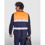 Werkvest met meerdere zakken 200 g/m² Roly Beta kleur neon oranje tweede gebruiksweergave