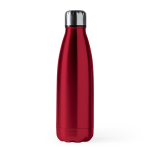 Roestvrijstalen drinkfles met lekvrije dop 700 ml kleur rood tweede weergave