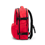 Reisrugzak van waterafstotend gerecycled polyester voor 16 inch laptop kleur rood detailweergave 1