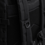 Sportieve crossfit rugzak van polyester met anti-diefstalvak kleur zwart detailweergave 1