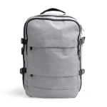 RPET rugzak met USB-poort en laptopvak 17,3” kleur lichtgrijs tweede weergave